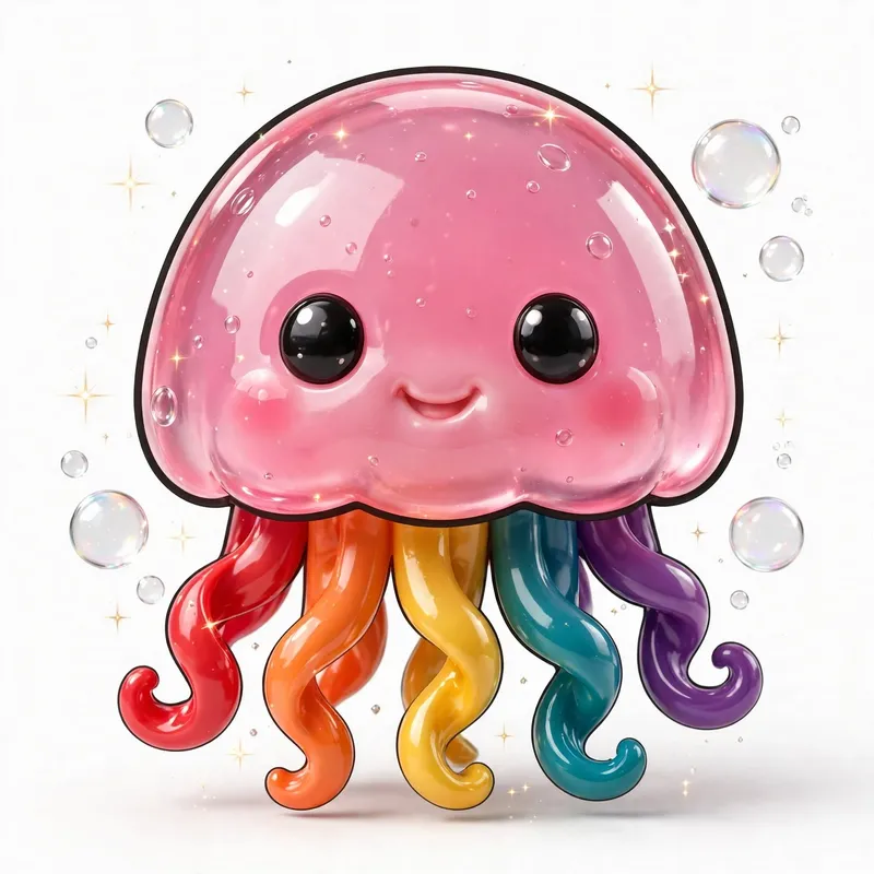 Squishy sticker design FD-SQY-123